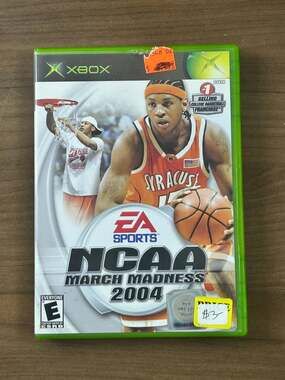 NCAA March Madness 2004 Microsoft Xbox 2003 NTSC EA Sports Case Disc No Manual